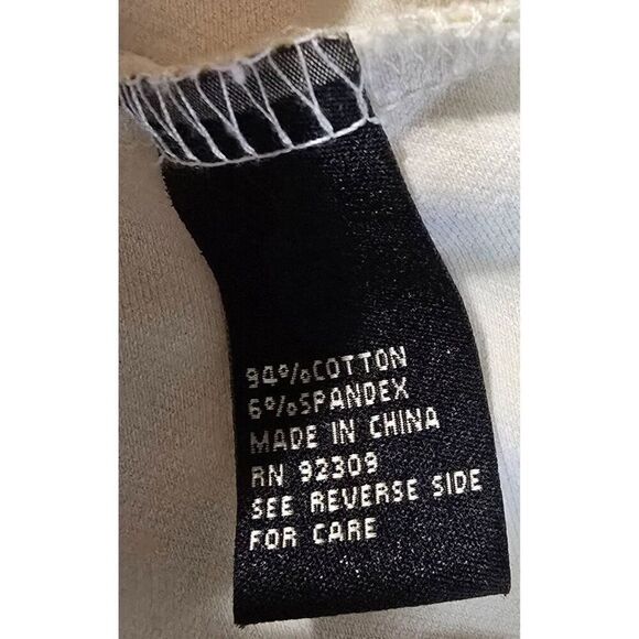 D & G 2X Beige Cotton Jacket With Drawstring Waist & Snap Pockets boho - Picture 8 of 9